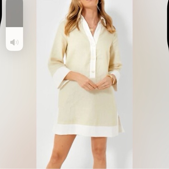 tuckernuck beige dress Tuckernuck Porcelain Eyelet Esme Dress Porcelain / XXS